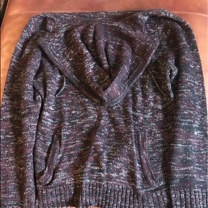 Red Black Knit Sweater